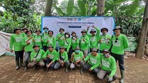 Clean-Up Day along the Ciliwung river