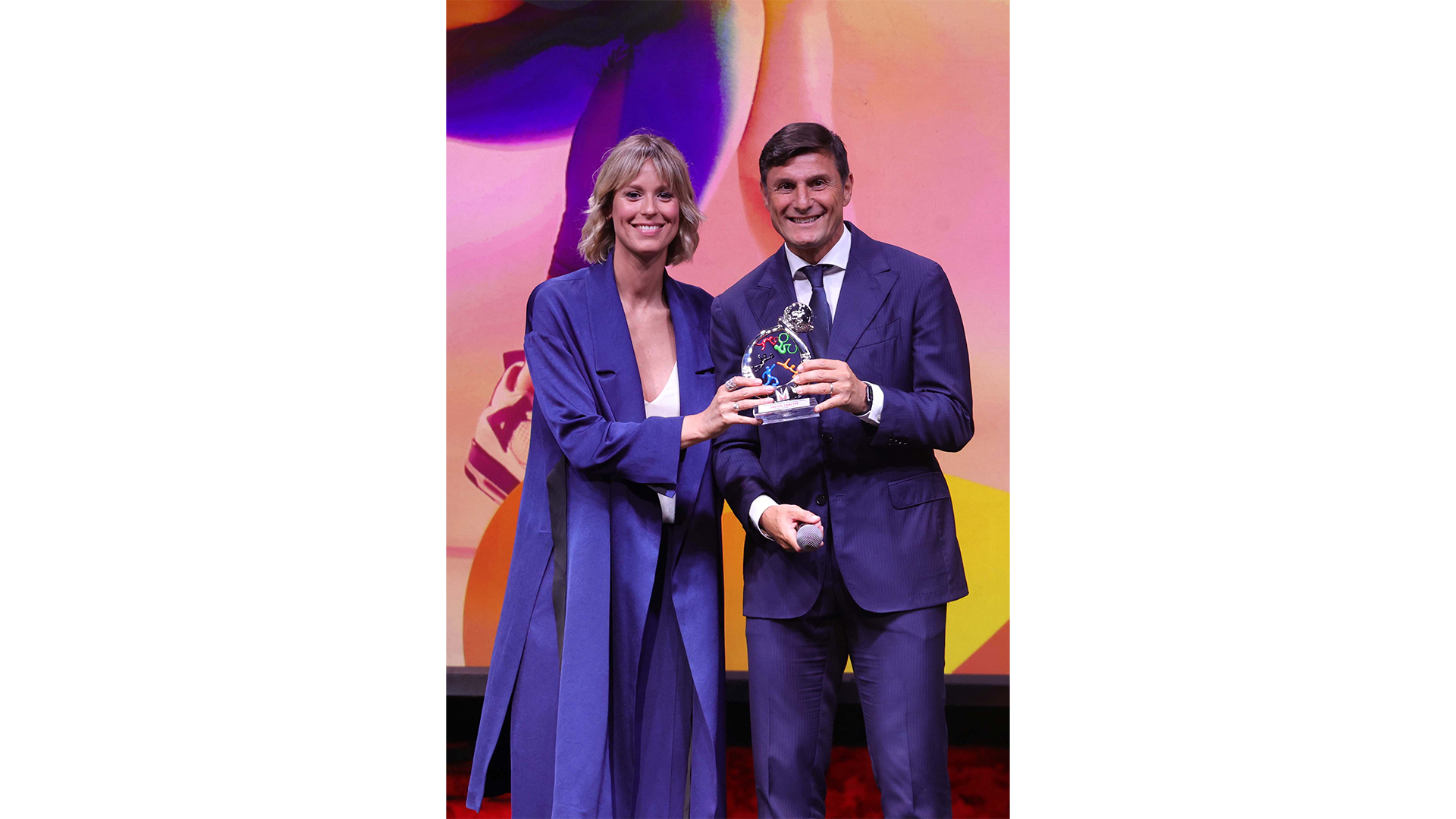 The Fair Play Menarini Ambassadors, Federica Pellegrini and Javier Zanetti