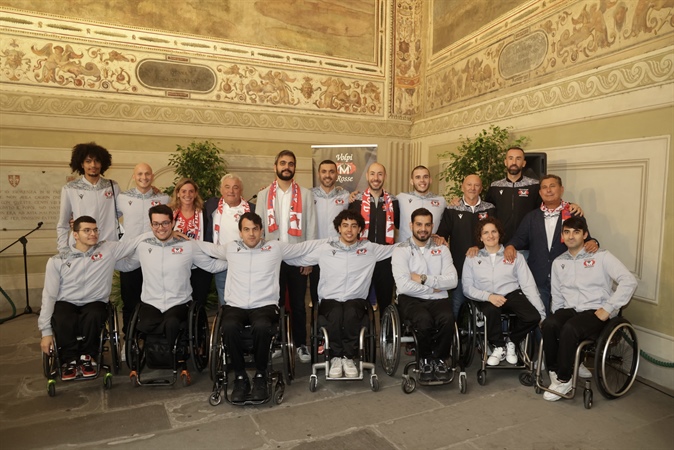 The 2023 Season gets underway for the  Volpi Rosse Menarini Wheelchair Basketball Team