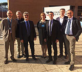 Excellences of the territory, the Mayor Fabio Fucci in visit to the Campus of Research Menarini in Pomezia