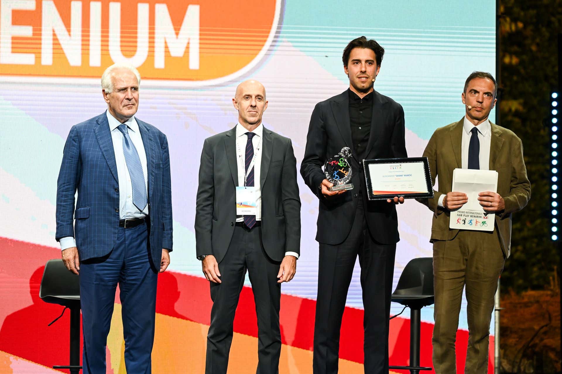 Eugenio Giani, Riccardo Nigi, Sasha Vujacic, Michele Cagiano