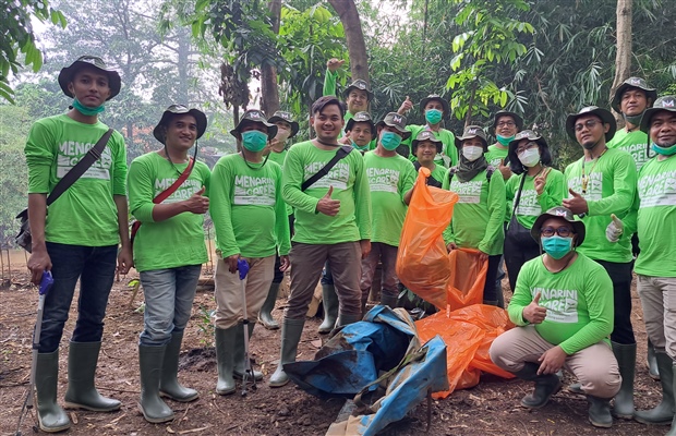 River Clean-Up Day del fiume Ciliwung 0