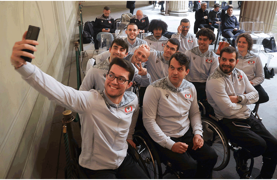 The 2023 Season gets underway for the  Volpi Rosse Menarini Wheelchair Basketball Team 9