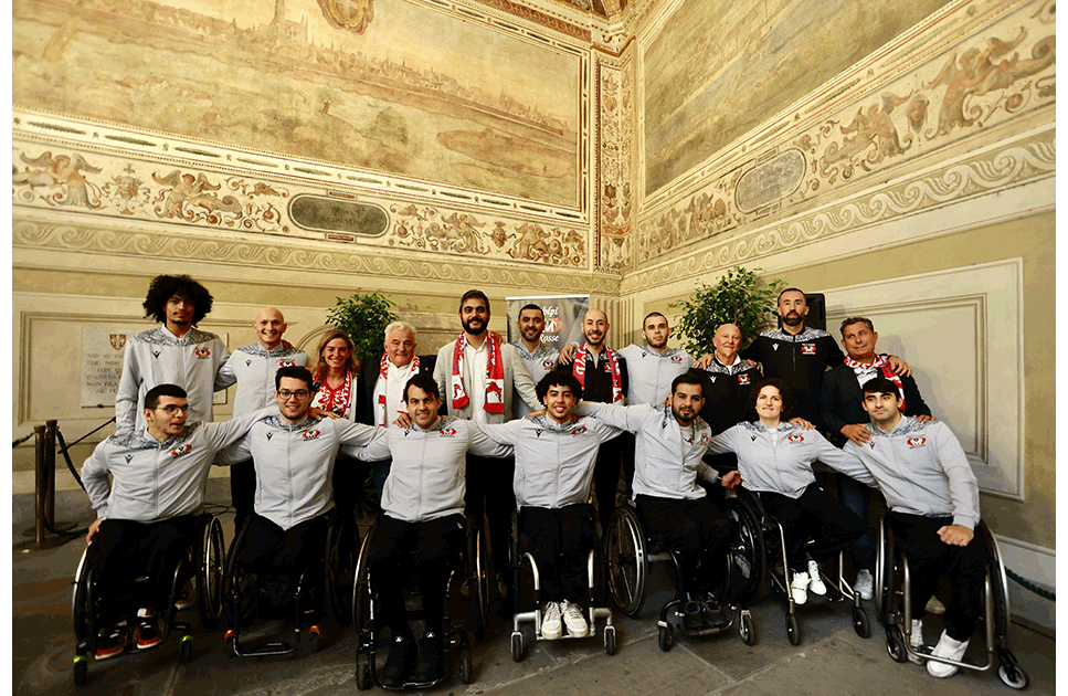 The 2023 Season gets underway for the  Volpi Rosse Menarini Wheelchair Basketball Team 6