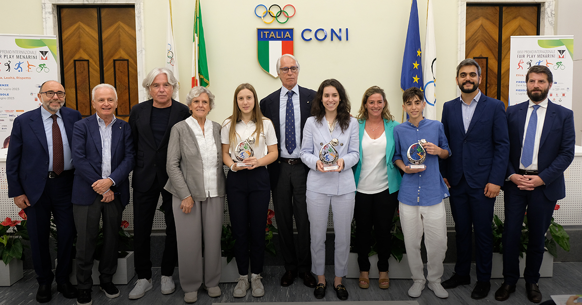 L’annuncio dei premiati inaugura la XXVII edizione del Premio Internazionale Fair Play Menarini